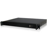 Techly I-CASE IPC-140 Estante Negro carcasa de ordenador - Caja de ordenador (Estante, PC, Aluminio, Acero, Mini-ITX, Negro, 1U)