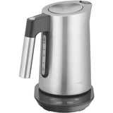 WMF Kineo Hervidor de agua con ajuste de temperatura, 1,6 l, filtro de cal, 3000 W, indicador de temperatura en vivo, hervidor eléctrico de agua de acero inoxidable mate