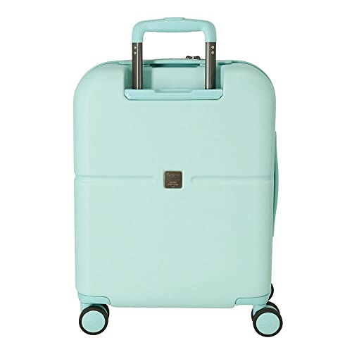 Pepe Jeans Chest Juego de maletas azul 55/70 cms Rígida ABS Cierre TSA integrado 116L 7,54 kgs 11 Ruedas dobles Equipaje de Mano