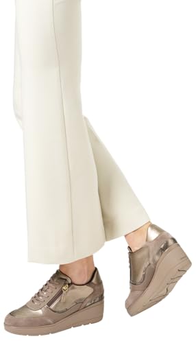 Geox D Ilde, Zapatillas Mujer, Beige, 39 EU