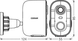 OSRAM SMART+ WIFI OUTDCAMERA BATTERY SOLAR White