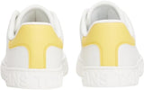 Tommy Jeans Tjw Logo Outsole Sneaker ESS En0En02703, Parte Superior Baja Mujer, Yellow (Yellow Dahlia), 37 EU