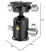 Vanguard Veo BH-250S - Rótula de Bola de 2 Ejes para trípode