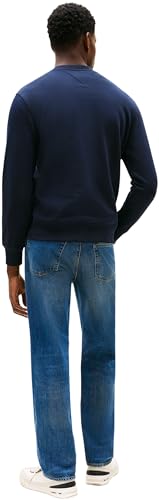 Tommy Hilfiger Sudadera Hombre Stacked Regular Fit, Azul (Desert Sky), M