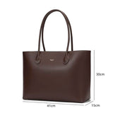 Carlheim, Gotland Genuine Leather collection, Olivia Genuine Leather Handbag (Brown)