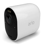 Arlo Ultra 2 Camara de Vigilancia WiFi Exterior 4K, Camara de Vigilancia WiFi Interior, Sensor de Movimiento, Alarmas Para Casa, Visión Nocturna Color, Prueba Arlo Secure Incluida , 3 Cámaras, Blancas