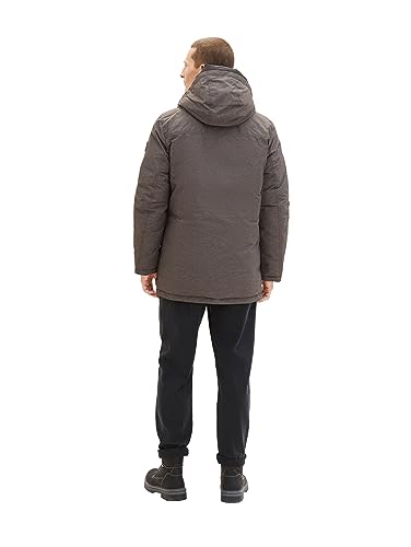 TOM TAILOR 1037347 Chaqueta, 13101-Buffer de Estructura Gris, XXL para Hombre