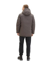TOM TAILOR 1037347 Chaqueta, 13101-Buffer de Estructura Gris, XXL para Hombre