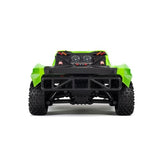 ARRMA Fury Mega 550 2WD Coche teledirigido 1/10 Short Course Truck, más de 30 km/h, actualizable, Incluye Accesorios, Verde ARA3221T1