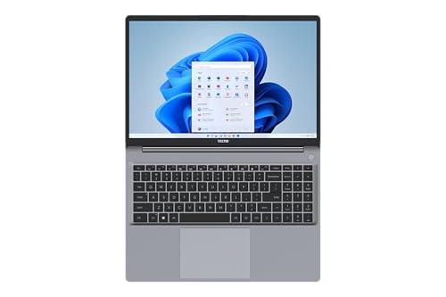 Portátil - Tecno K16S MEGABOOK, 16" Full HD IPS, AMD Ryzen™ 7-5800U, 16GB RAM, 512GB SSD, Radeon™ Graphics, WiFi, Windows 11 Home, Gris, Todo Aluminio, Teclado QWERTY Español