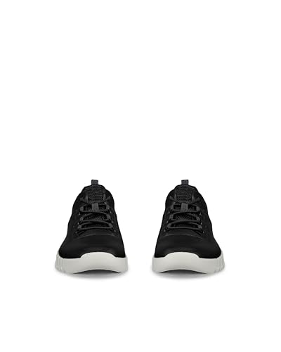 ECCO Gruuv Zapatos para Hombre, Black y Black, 44 EU