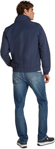 Tommy Jeans Cazadora de Entretiempo para Hombre TJM Essential, Azul (Dark Night Navy), S