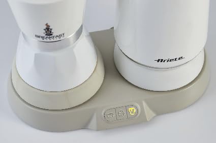 Ariete 1344 Independiente - Cafetera (Independiente, Cafetera moka eléctrica, 0,25 L, 500 W, Blanco)