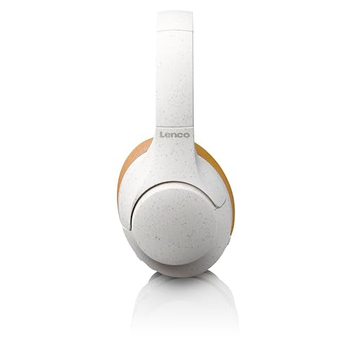 Lenco HPB-830 - Auriculares Bluetooth Over-Ear - ANC Active Noise Cancelling - Batería Bluetooth 5.3-400mAh - Entrada USB-C - Ecualizador a través de App - Gris