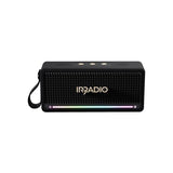 IRRADIO IR-M5 Classic, Altavoz portátil Potente, Doble Controlador de 50 mm, subwoofer pasivo, 20 W de Potencia. Sonido equilibrado, iluminación LED RGB, Grado de impermeabilización IPX7, función