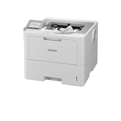 Brother HLL6410DN, Impresora láser Monocromo de optimo Rendimiento, dúplex automático, Red Cableada y WiFi Opcional,