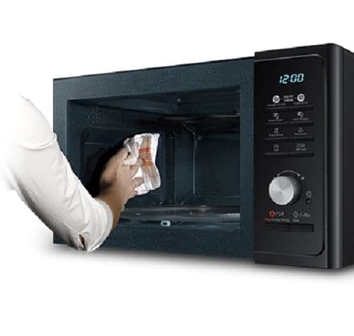 Samsung Healthy Cooking MG2AF301TCK/ET, plato dorador, QuickDefrost, microondas + Grill 800 W + 1100 W, 23 L, 49 x 27,5 x 39 cm, negro