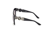 Guess Gu00197 Gafas, 05b Shiny Black, 55/20/140 para Mujer