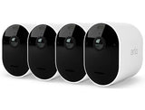 Arlo Pro 5 Camara de Vigilancia WiFi Exterior 2K, Camara Vigilancia WiFi Interior, Sensor de Movimiento, Alarmas Para Casa, Visión Nocturna Color, Prueba Arlo Secure Incluida, 4 Cámaras, Blancas