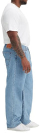 Levi's 501 Original B&T Jeans, Light Indigo Flat, 44W / 32L Hombres