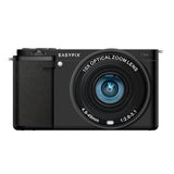 Easypix PowerPro VX6430 - Cámara compacta con WiFi, Zoom óptico de 10x, resolución de hasta 64 MP, Pantalla de 2,8 Pulgadas, Conector de micrófono