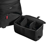 Hama Mochila unisex Matera para cámara (paquete de 1), Black, 30 x 14 x 35 cm, 30 cm x 14 cm x 35 cm