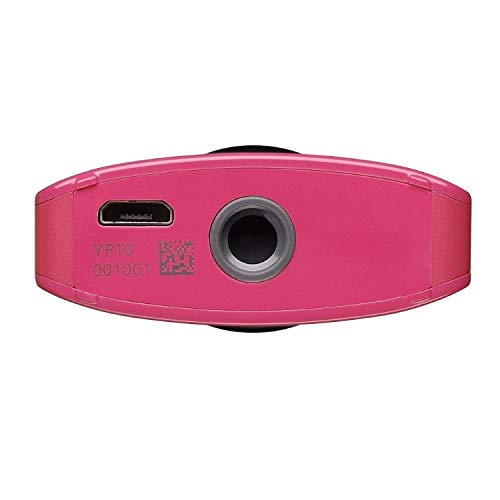 Ricoh Theta SC2 Pink - Cámara de vídeo 4K de 360° con estabilización de Imagen, Imagen, Transferencia de Datos de Alta Velocidad, Hermosa Toma de Retratos con detección de rostros,