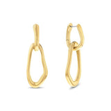 Calvin Klein Pendientes Colgantes para Mujer Colección CK STATEMENT LINKS en Oro Amarillo - 35000750