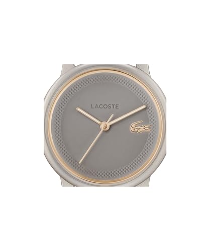 Lacoste Reloj con Movimiento de Cuarzo de Tres Manecillas para Mujer Colección LACOSTE.12.12 Swift con Correa de Cuero Color Topo - 2001438