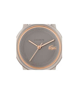 Lacoste Reloj con Movimiento de Cuarzo de Tres Manecillas para Mujer Colección LACOSTE.12.12 Swift con Correa de Cuero Color Topo - 2001438