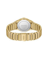 BOSS Reloj con Movimiento de Cuarzo de Tres Manecillas para Mujer Colección Candor Ladies Sport con Correa de Acero Inoxidable Oro Amarillo Claro - 1502789