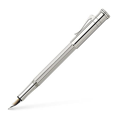 Graf von Faber-Castell 148570 Estilográfica Línea Clásica, plata esterlina 925 M