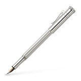 Graf von Faber-Castell 148570 Estilográfica Línea Clásica, plata esterlina 925 M