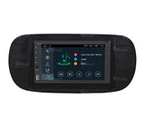 Radio de Coche para Fiat 500 Negro Mate GPS Bluetooth WiFi USB Dab+ Touchscreen 6.2" 4core Carplay AndroidAuto