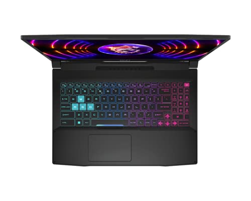 MSI Katana 17 B13VEK-1052FR Intel® Core? i7 i7-13620H Ordinateur portátil 43,9 cm (17.3") Full HD 32 Go DDR5-SDRAM 1 To SSD NVIDIA GeForce RTX 4050 Wi-Fi 6E (802.11ax) Windows 11 Pro Noir