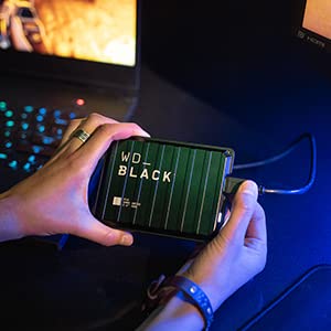 WD BLACK P10 5TB Game Drive HDD portátil USB 3.2 Gen 1 Type-A compatible con Playstation, Xbox, PC y Mac