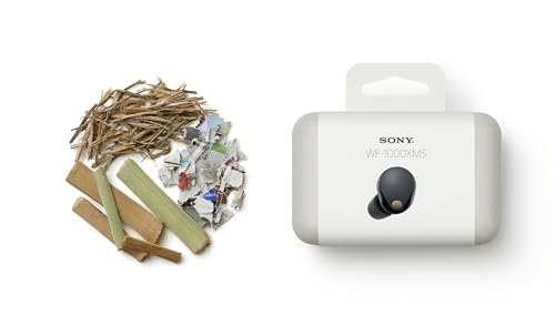 Auriculares inalámbricos con Noise Cancelling SONY WF-1000XM5, bluetooth, auriculares in-ear, micrófono, hasta 24 horas de batería, carga rápida, IPX4, Alexa y Google Assitant, iOS y Android - Negro