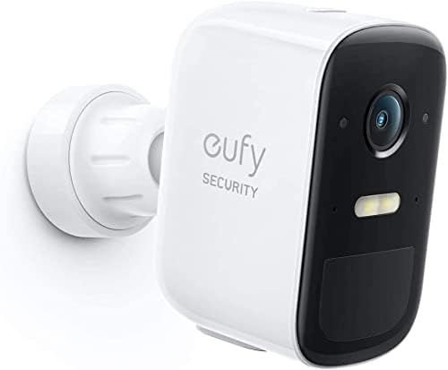 eufy Security eufyCam 2C Pro, Camara vigilancia WiFi Exterior, Camara de vigilancia Exterior, Requiere el Sistema HomeBase 2,180 días de duración de la batería, 2K resolución, nessun Costo mensile