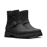Clarks Ledwick Haley, Botas de Moda Mujer, Lea aceitosa Negra, 36 EU