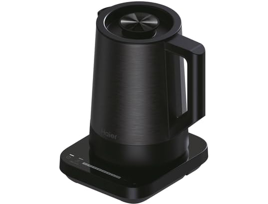 HAIER Hervidor de Acero Inoxidable, Ahorro de Energía, 7 Ajustes de Temperatura, Función Mantener Caliente, Hervir para una Taza, 1.7L, 2200W [I-Master Series 5]