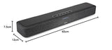 Denon Home Sound Bar 550 - Barra de Sonido compacta para Cine en casa con Dolby Atmos, DTS:X, WLAN, Bluetooth, AirPlay 2, HEOS Built-in, HDMI eARC, 4K Ultra HD, Dolby Vision, HDR10