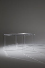 Kartell - Mesa invisible, PMMA, transparente, 100 x 100 x 72 cm