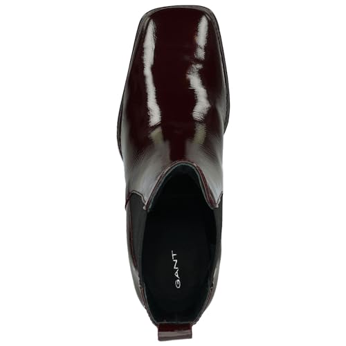GANT FOOTWEAR Gwenety, Botas Estilo Chelsea Mujer, Burdeos, 40 EU