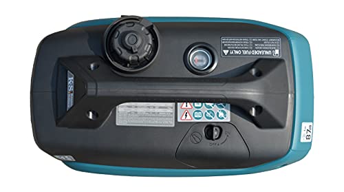 Könner&Söhn KS 2000i S - Generador de inversor (64 dB Lpa 7 m), potencia máxima de 2000 W, 1 x 16 A (230 V), 2 puertos USB, bobinado de cobre, protección contra cortocircuitos y sobrecargas