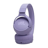 JBL Auriculares Tune 670 NC, auriculares supraaurales inalámbricos ligeros con cancelación de ruido adaptativa, Bluetooth y 70 horas de batería, violeta