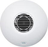 Airflow iCON 30 Ventilador Extractor - 100mm/4-33 l/s de Caudal, Eficiencia Energética 10.7W, 0.062 Amps, Persiana Iris Silenciosa, IPX4, Opciones de Control Múltiple | Garantía de 3 Años