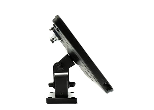 System-S Soporte de Techo de Pared con Cerradura para iPad de 10,2 Pulgadas, inclinable 180°, Color Negro