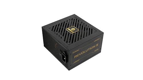 ENERMAX Revolution III 850 W | Fuente de alimentación ATX 3.1 Totalmente Modular | PCIe 5.1 | 80 Plus Gold | Ventilador silencioso FDB de 120 mm | Condensadores 105 °C jap | ERV850G-AHG-MAC