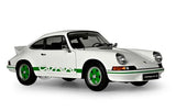 IXO Colecciones 1:8 IXO Porsche 911 RS 2.7 Blanco/Verde - modelismo, maquetas, Kit de construcción, Kit de maquetas, 713 Piezas, Kit de construcción de Coches