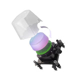 Cooler Master MasterLiquid ML240 Illusion AIO - Enfriador líquido de CPU de bucle cerrado, cúpula translúcida, bomba de doble cámara de 3ª generación, radiador 240, halo MF120 dual para AMD